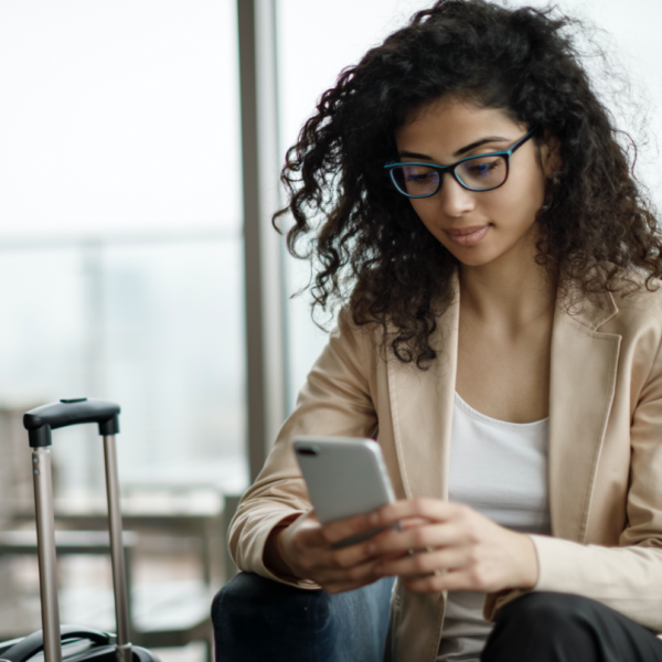 Woman On Smartphone